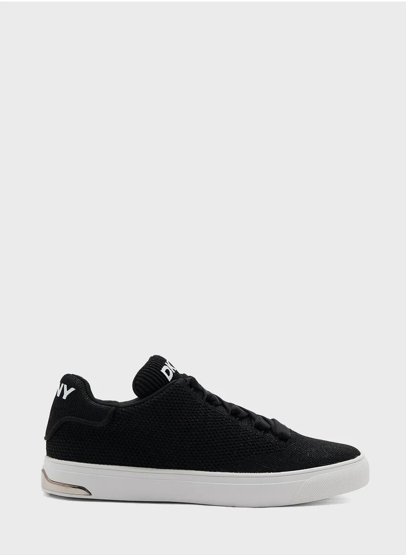 DKNY Abeni Knit Lace Up Sneakers