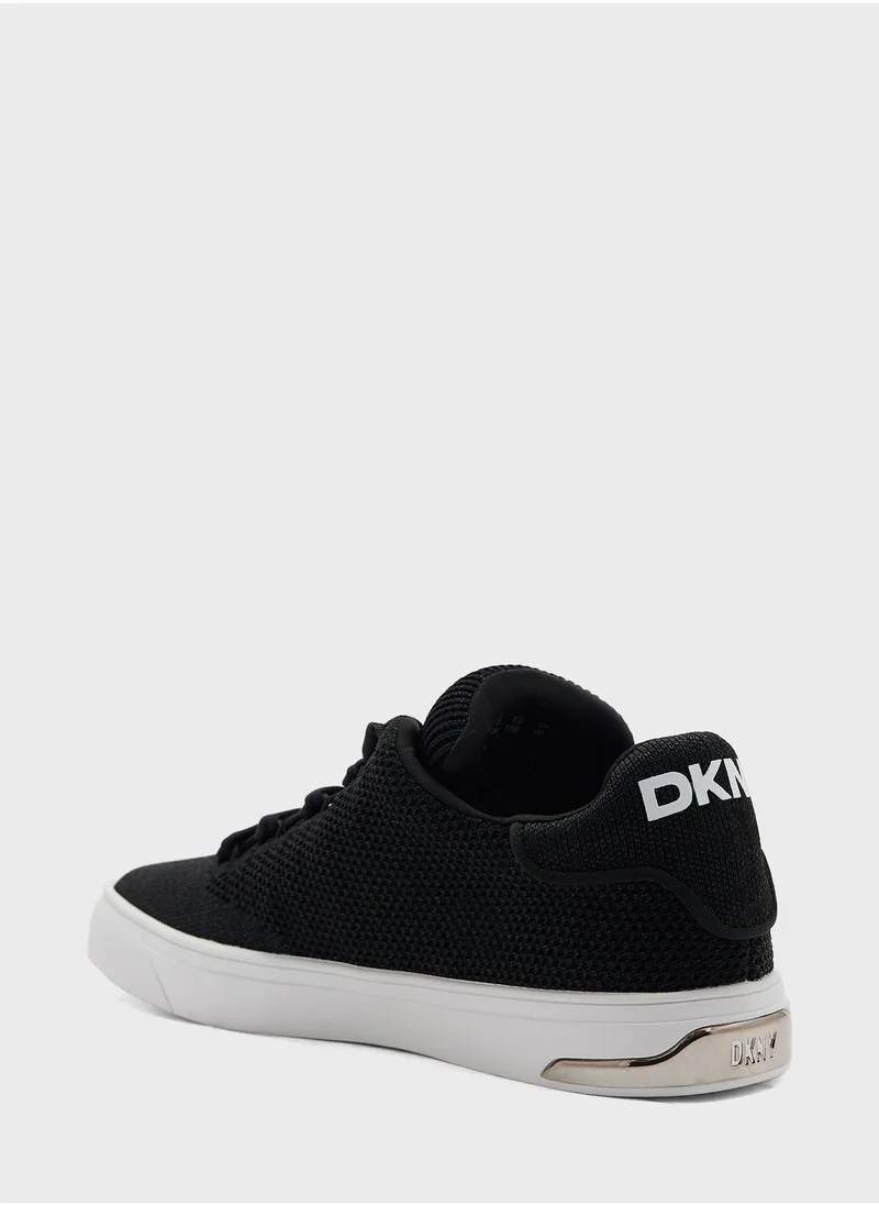 DKNY Abeni Knit Lace Up Sneakers