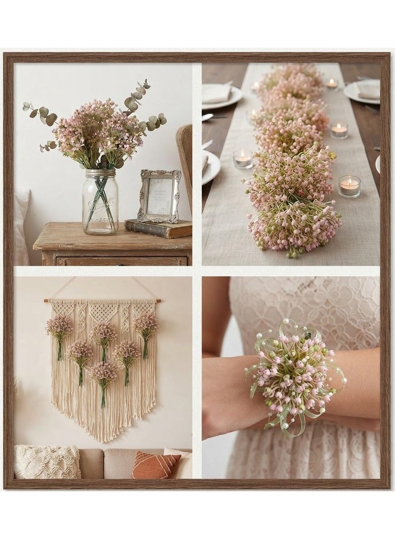 Artificial Baby Flower Bouquet, Set of 2 Pieces, for Décor and Special Occasions, Vase, Home, and Wedding Decorations - Image 4