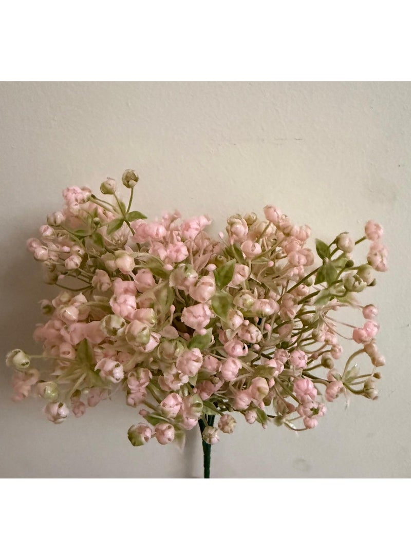 Artificial Baby Flower Bouquet, Set of 2 Pieces, for Décor and Special Occasions, Vase, Home, and Wedding Decorations - Image 1
