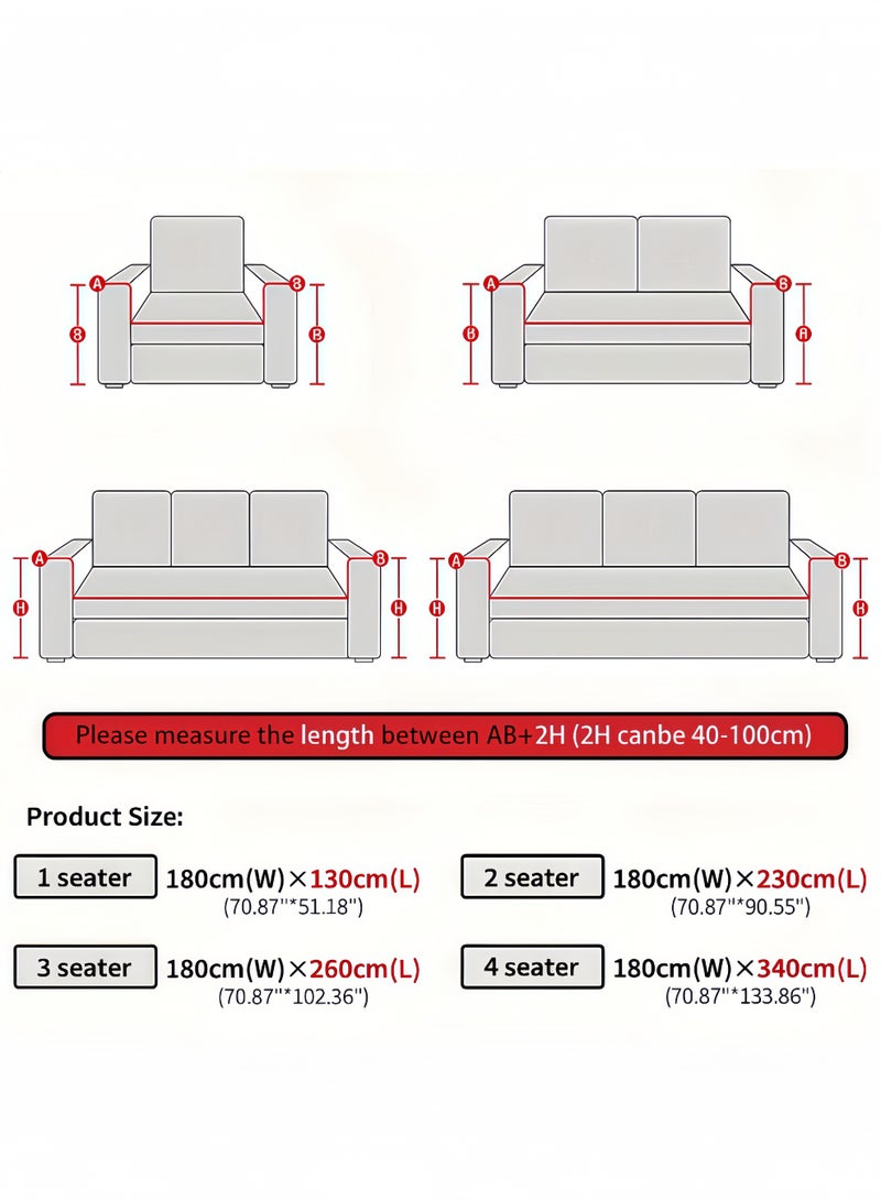 Peachjoy 1pc Soft and Cozy Sofa Cover Towel, Non-Slip Soft Washable Couch Covers, All-Season Pet-Friendly Protective Cover, Suitable for Living Rooms, bedrooms, Offices, homestays, etc (Ear Green,180*230cm) - Image 3