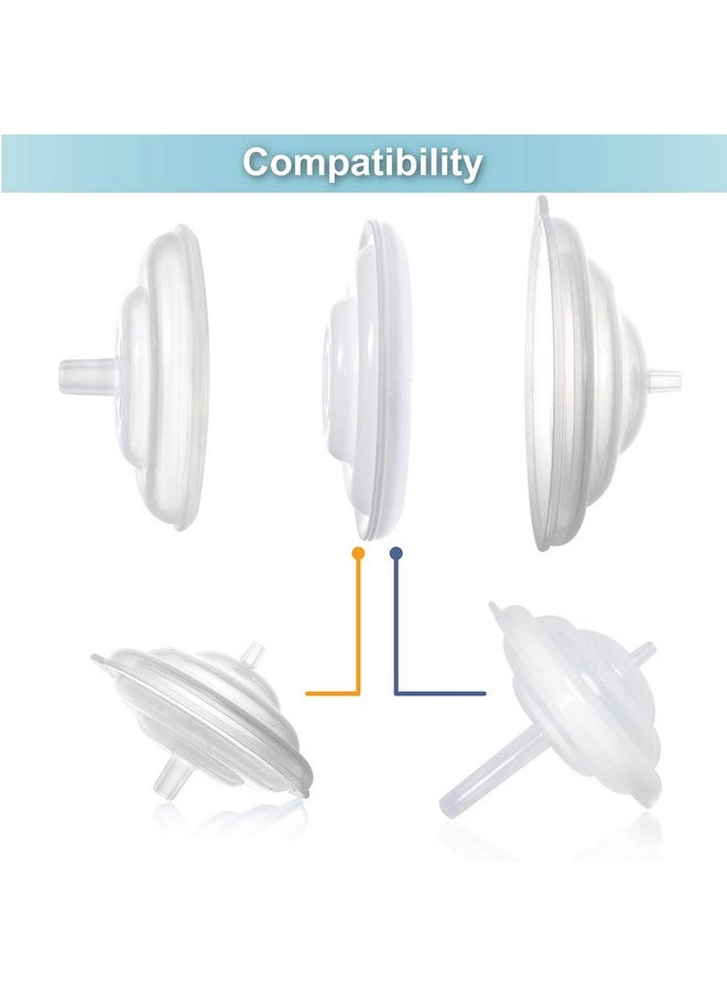 NENESUPPLY Silicone Backflow Protector Membranes Compatible With Spectra Backflow Protector Not Original Spectra Pump Parts Work With Spectra S2 S1 Breast Pumps (4Pc Membrane)  - Image 2
