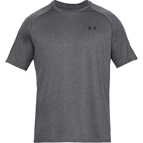 Under Armour Men's Tech 2.0 Short-Sleeve T-Shirt, Carbon Heather (090)/Black, X-Small - Image 1
