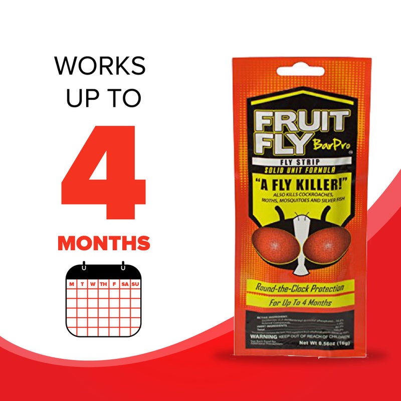 Fruit Fly BarPro – 4 Month Protection Against Flies, Cockroaches & Other Pests. Fly Traps for Indoors/Outdoor. Better Than Mosquito Zapper - Image 5