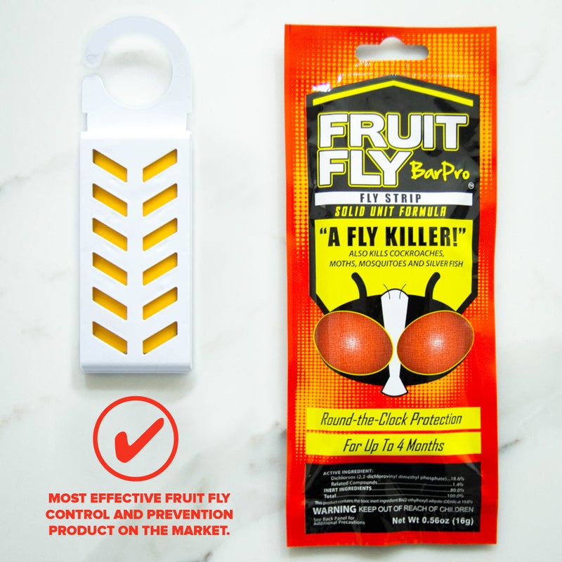 Fruit Fly BarPro – 4 Month Protection Against Flies, Cockroaches & Other Pests. Fly Traps for Indoors/Outdoor. Better Than Mosquito Zapper - Image 2
