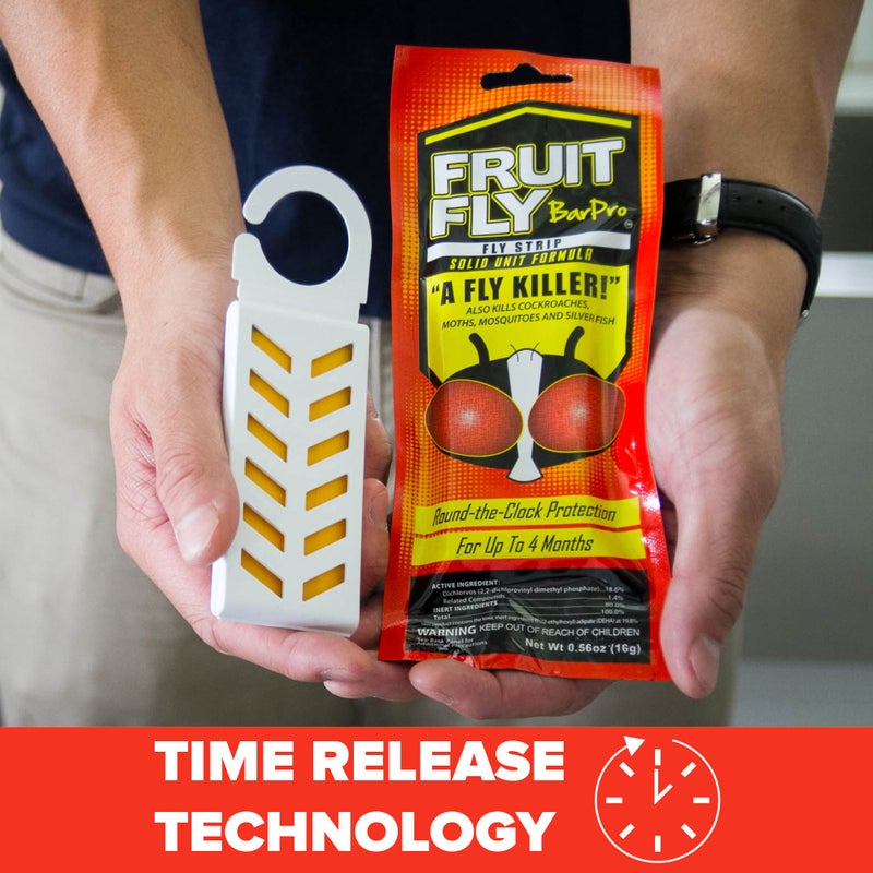 Fruit Fly BarPro – 4 Month Protection Against Flies, Cockroaches & Other Pests. Fly Traps for Indoors/Outdoor. Better Than Mosquito Zapper - Image 3