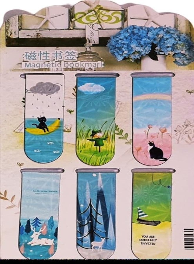 لو شي فاصل صفحات مغناطيسي من لوشي، مشبك ورق، حامل صفحات، هدية للرجال والنساء - Image 2