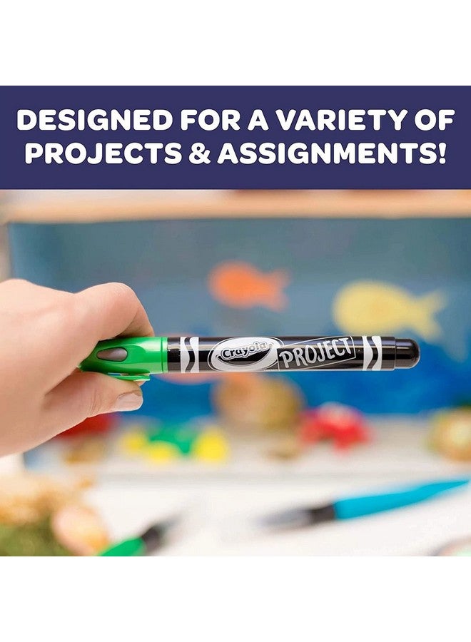 Crayola Metallic Outline Markers, Assorted Colors, Art Supplies, 4 Count - Image 2