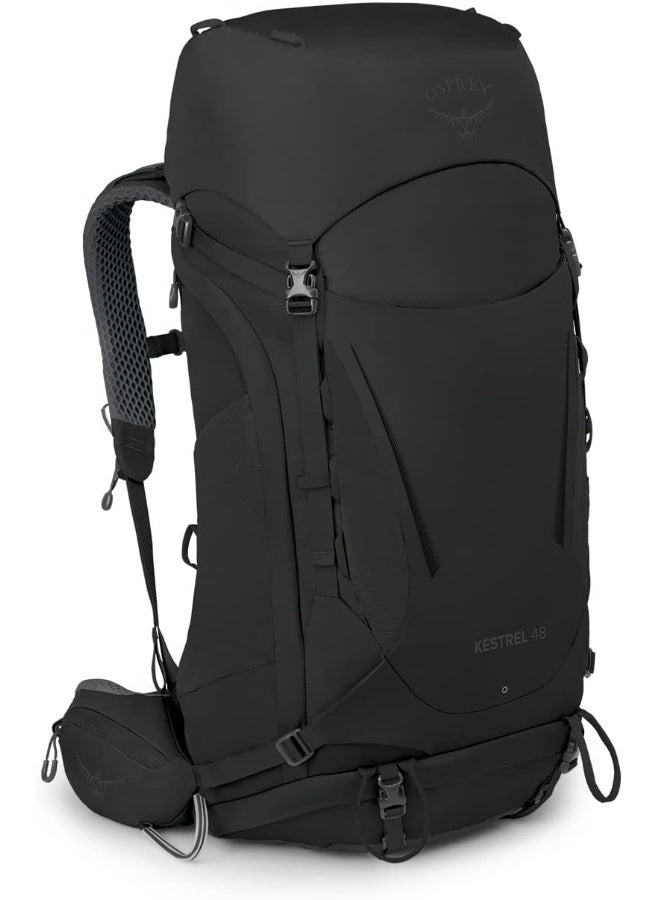 OSPREY Kestrel 48 Black L/Xl Camping Backpack  - Image 3