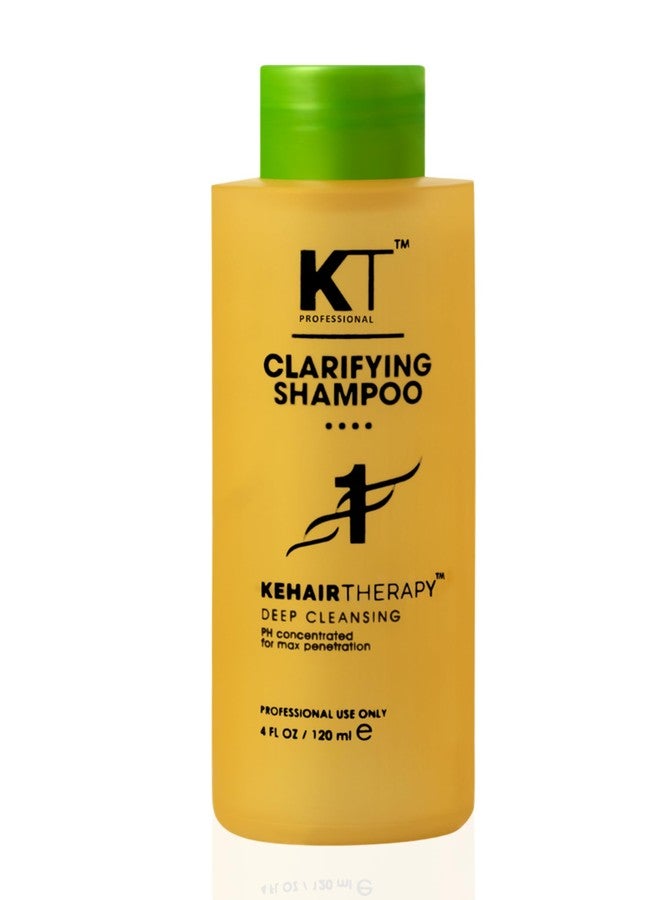 KT Professional Deep Cleansing Clarifying Shampoo | Remove Sebum Buildup, Detoxifies & Refreshes Scalp, Prepares Hair for Treatments | pH Balanced, Sulfate Free, Paraben Free | 120ml - Image 1