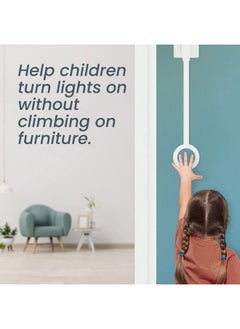 IMPRESA [3 Pack] Light Switch Extender For Kids With Easy Grab Loop Toddler Light Switch Extender For Potty Training Safe And Durable Light Switch For Toddlers Easy To Install Toddler Light Switch Cover  - Image 3