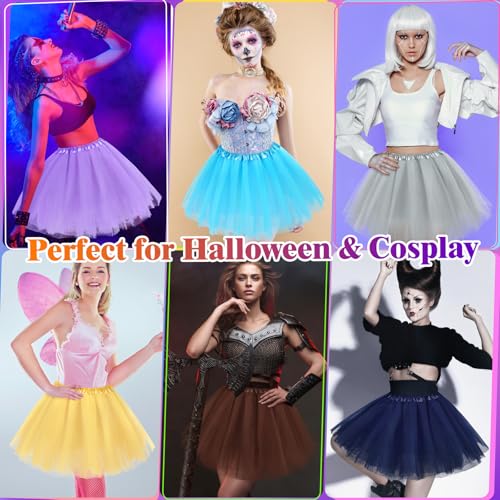 Sarfel Gold Tutu for Women Adults Gold Skirt for Women Champagne Tutu Womens Tutus for Adults Fairy Outfit Golden Angel Costume - Image 3