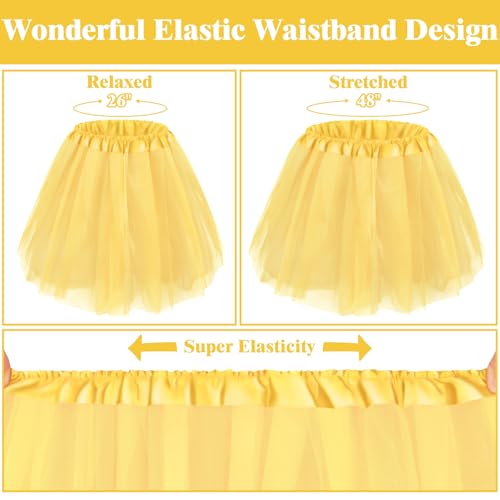 Sarfel Gold Tutu for Women Adults Gold Skirt for Women Champagne Tutu Womens Tutus for Adults Fairy Outfit Golden Angel Costume - Image 5