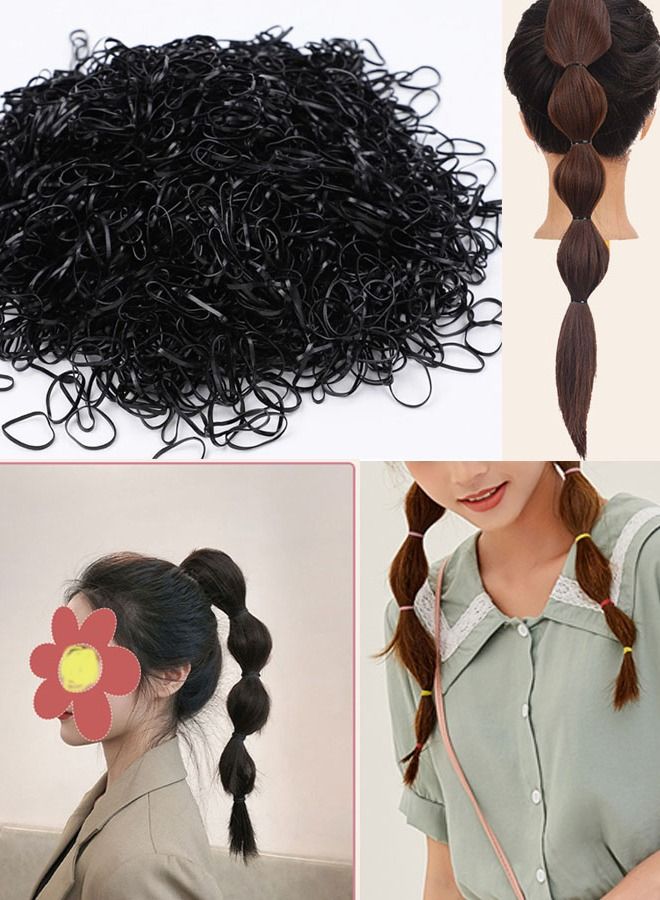1000 Pieces-rubber haircuts to decorate and arrange hair suitable for children and women from gentle hair accessories - Image 2
