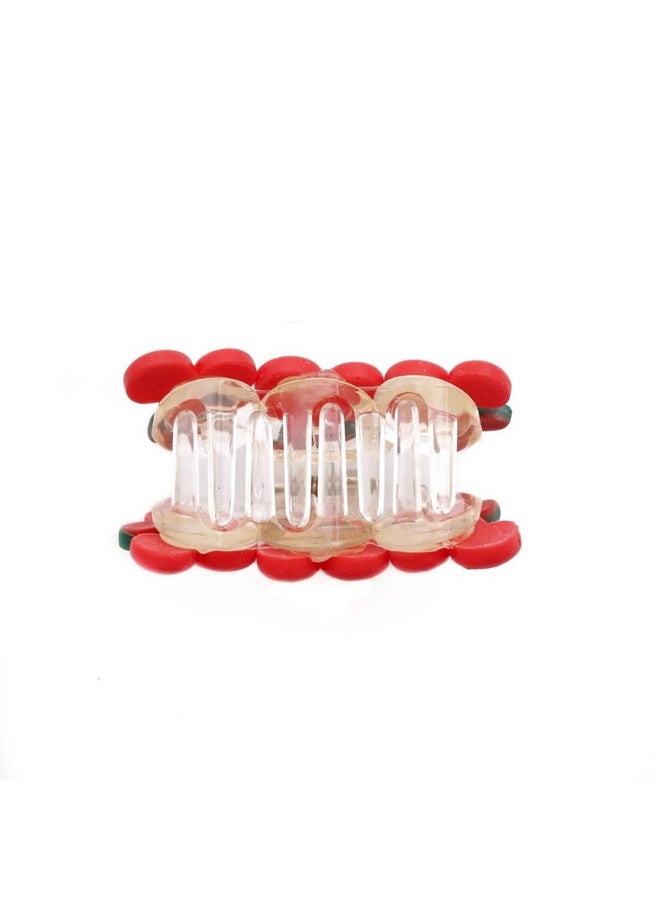 Yellow Bee Black Floral Hair Claw Clip - Colorful Daisy Accent Design - Image 4