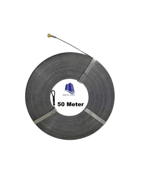 Heavy Duty Wire Pulling Spring Electric or Communication for Electrical Works and Multi Purpose Use 5mm x 50 Meter