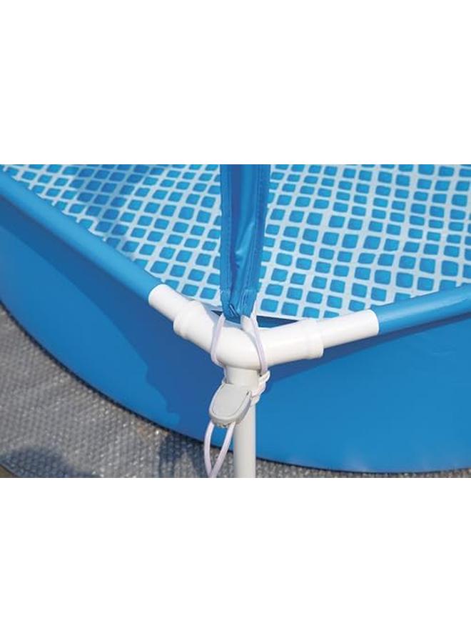 INTEX 28209Ep Canopy Metal Frame Above Ground Swimming Pool: 6Ft X 15In – Built In Canopy Sprayer – Puncture Resistant Material – Easy Assemble – 185 Gallon Capacity - Image 4