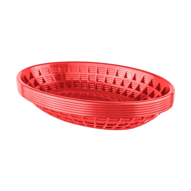 Bear Paws  Food Baskets  Plastic Basket  Oval Bread Baskets  Serving Basket  Restaurant Baskets  Deli Tray  Fries Burgers Crawfish  6 Count Red