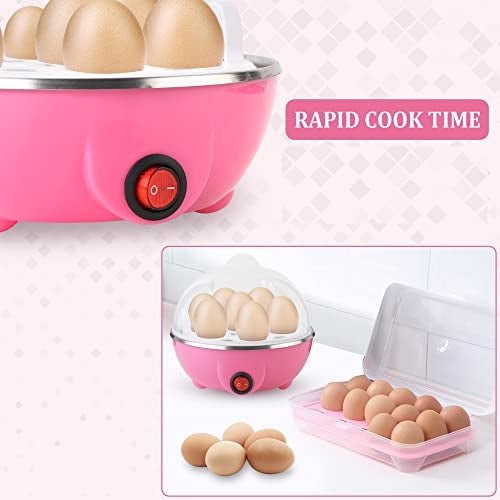 PRONEST Electric Egg Boiler | 3 Boiling Modes | Automatic Operation | Overheat Protection|75ml|Plastic|Multicolor - Image 4