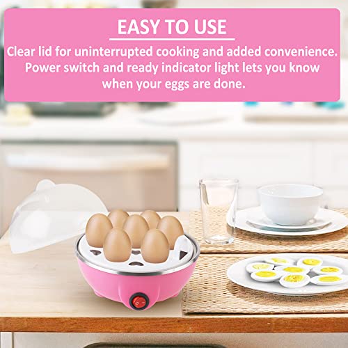 PRONEST Electric Egg Boiler | 3 Boiling Modes | Automatic Operation | Overheat Protection|75ml|Plastic|Multicolor - Image 3