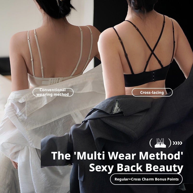 Sexy Sheer Mesh Lace Bra Cat Paw Cup Backless Lingerie Set - Image 3