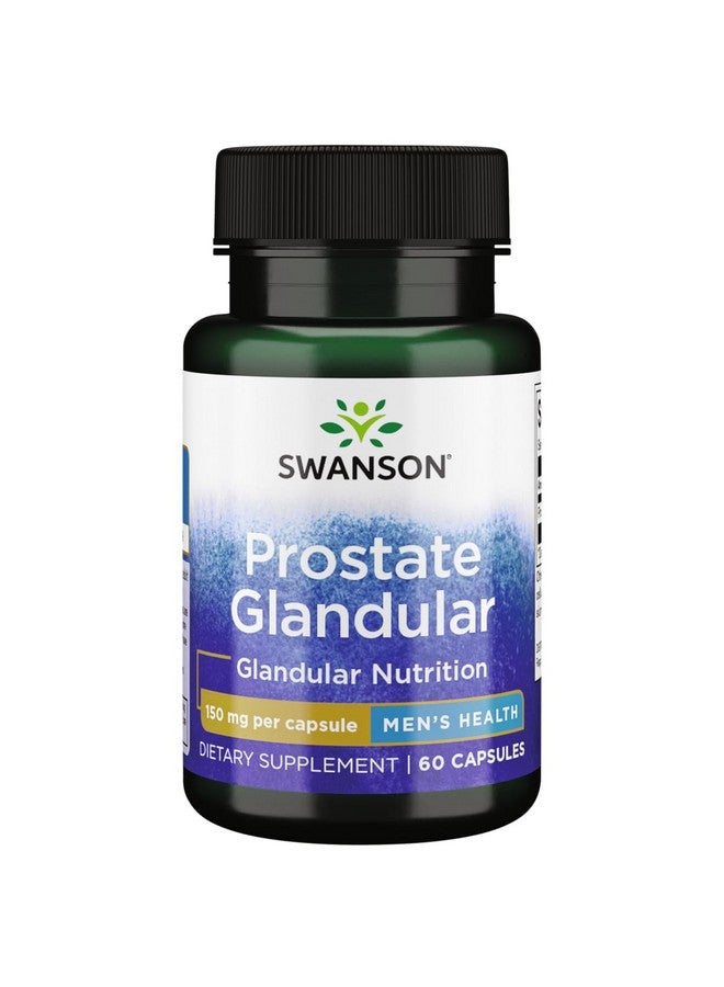 Swanson Raw Prostate Glandular 150 Milligrams 60 Capsules - Image 1
