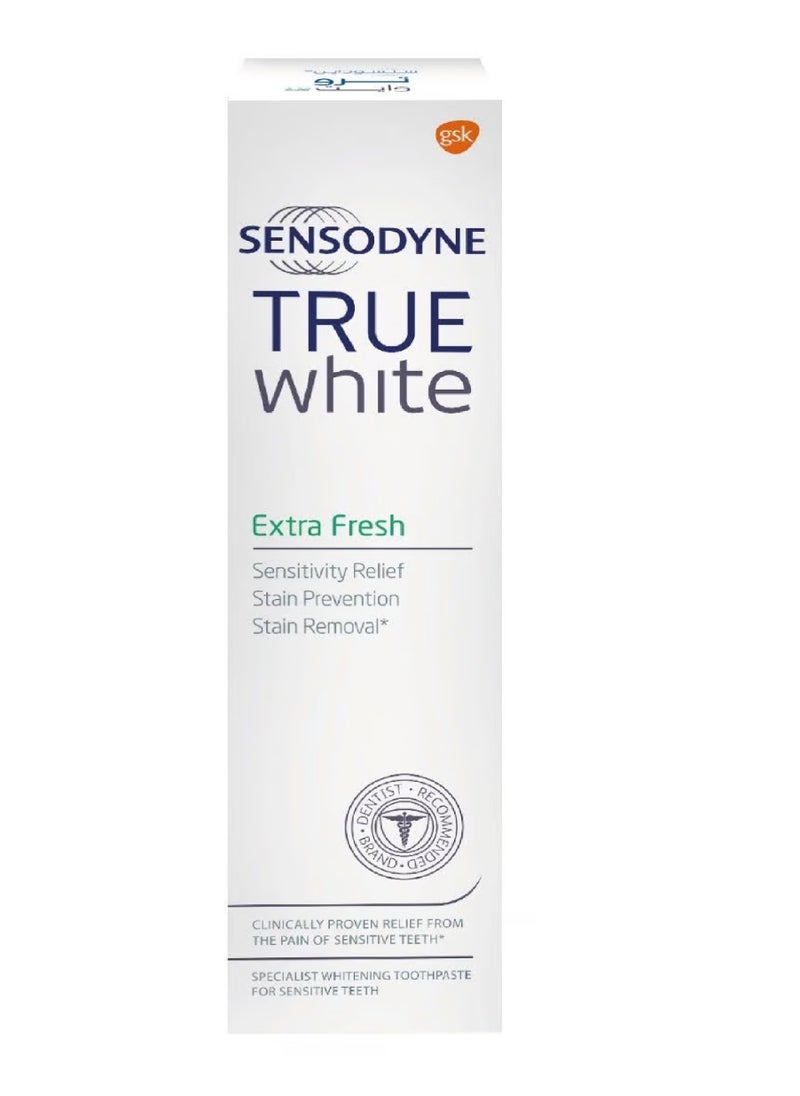 Sensodyne SENS TRUE WHITE EXTRA FRESH 75 ML 