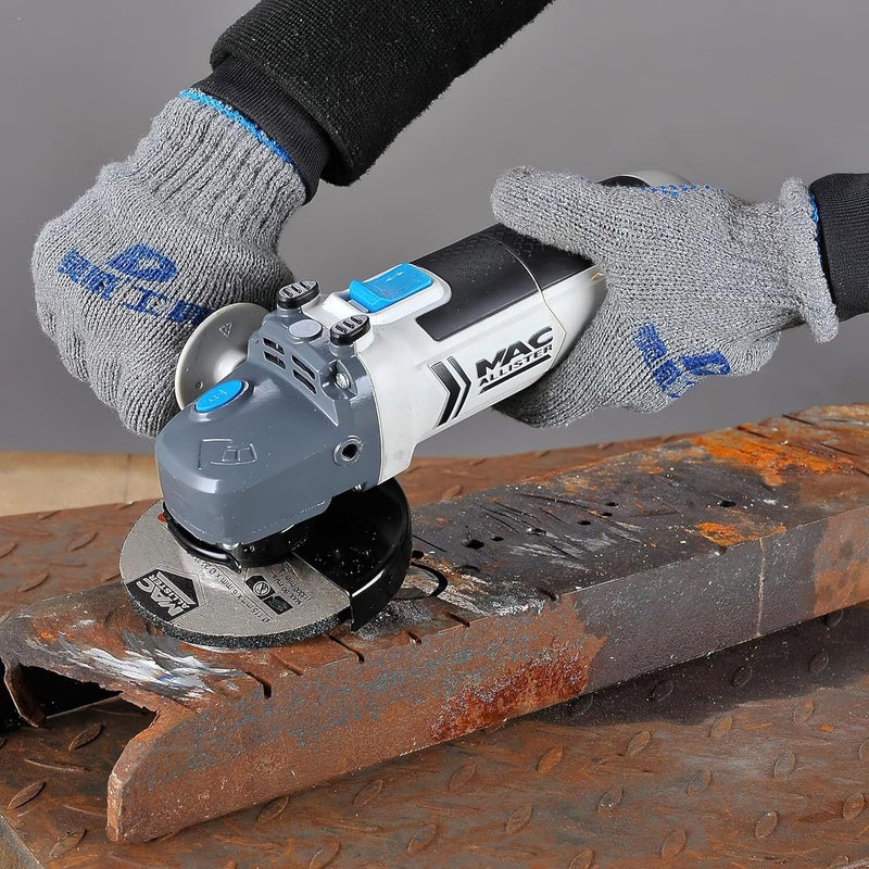 Mac Allister Msag750 750W 240V Corded Angle Grinder, 115 Mm Size, White - Image 3
