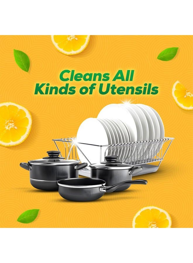 Vim Fresh Lemon Fragrance Dishwash Liquid Gel 2L Refill Pack|| Leaves No Residue|| Grease Cleaner For Utensils - Liquid Kitchen Soap Super Saver Offer - Image 5