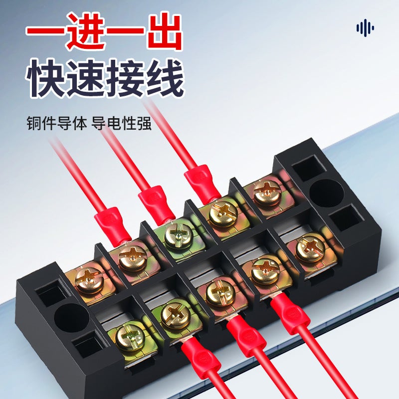Terminal Block Terminal Block 15A 6-Position Terminal Block Tb-1506 Terminal Block Plug-In Wire Connector - Image 4
