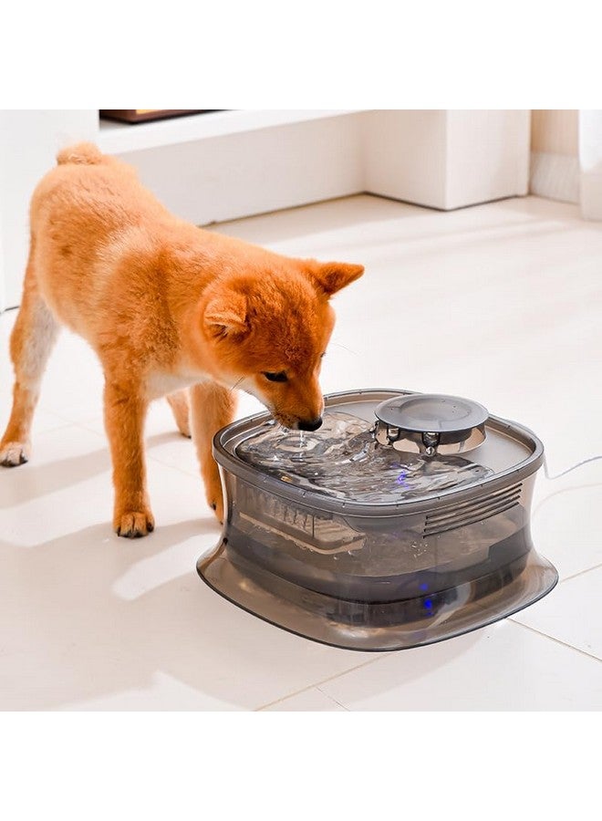 FEELING MALL 5L Dog Water Dispenser | Dog Water Fountain | Automatic Water Dispenser For Pets | Wireless Automatic Infrared Sensing Pet Water Fountain | Pet Fountain For Cat - Image 1
