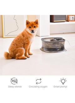 FEELING MALL 5L Dog Water Dispenser | Dog Water Fountain | Automatic Water Dispenser For Pets | Wireless Automatic Infrared Sensing Pet Water Fountain | Pet Fountain For Cat  - Image 5
