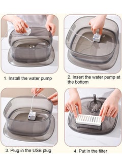 FEELING MALL 5L Dog Water Dispenser | Dog Water Fountain | Automatic Water Dispenser For Pets | Wireless Automatic Infrared Sensing Pet Water Fountain | Pet Fountain For Cat  - Image 3
