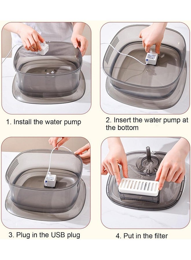 FEELING MALL 5L Dog Water Dispenser | Dog Water Fountain | Automatic Water Dispenser For Pets | Wireless Automatic Infrared Sensing Pet Water Fountain | Pet Fountain For Cat - Image 3