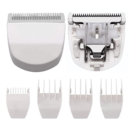 AIJALY 2 Pack Professional Peanut ClipperTrimmer Snap On Replacement Blades 2068300 Compatible with Wahl Peanut Hair ClipperTrimmer White - Image 2
