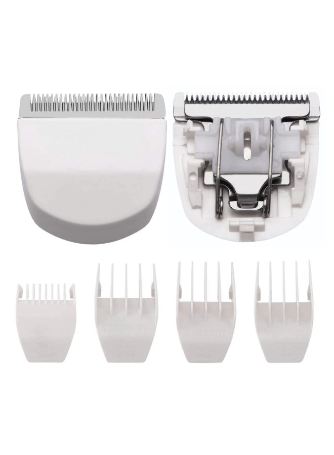 AIJALY 2 Pack Professional Peanut ClipperTrimmer Snap On Replacement Blades 2068300 Compatible with Wahl Peanut Hair ClipperTrimmer White - Image 3