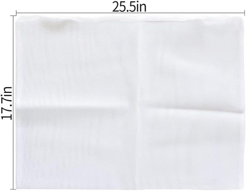 EJWOX Reusable Mesh Bags 2 Pack Washable Filter Bag for Fruit Wine Juice  intended for 53 Gallon Apple Wine Press - Image 4
