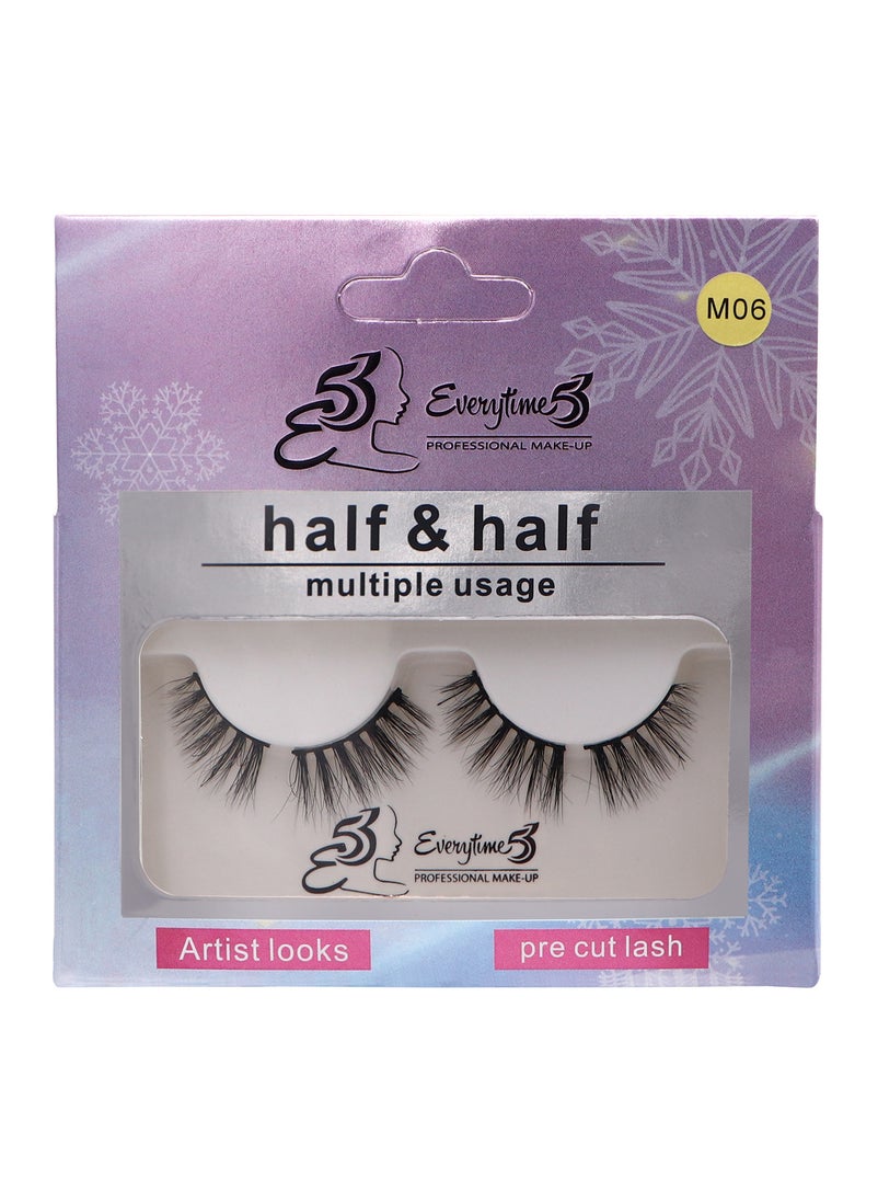 Everytime53 Everytime53 Women's Half & Half Eye Lashes - M06  - Image 1