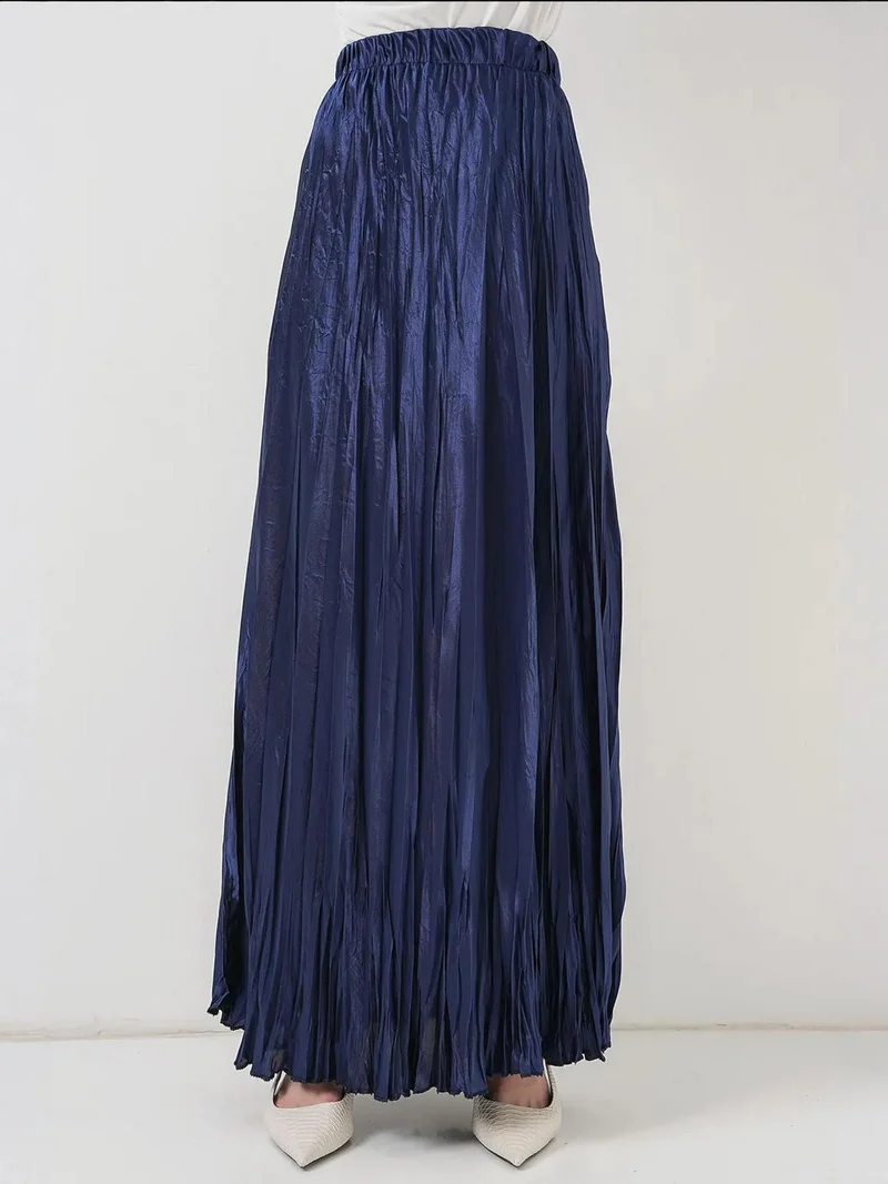 BIG DART BDART Textured Maxi Skirt with Elastic Waist