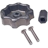 Danco DANCO Universal Outdoor Faucet Water Spigot Handle | Hose Bibb Round Wheel Handle Replacement | Includes Screws | - Image 1