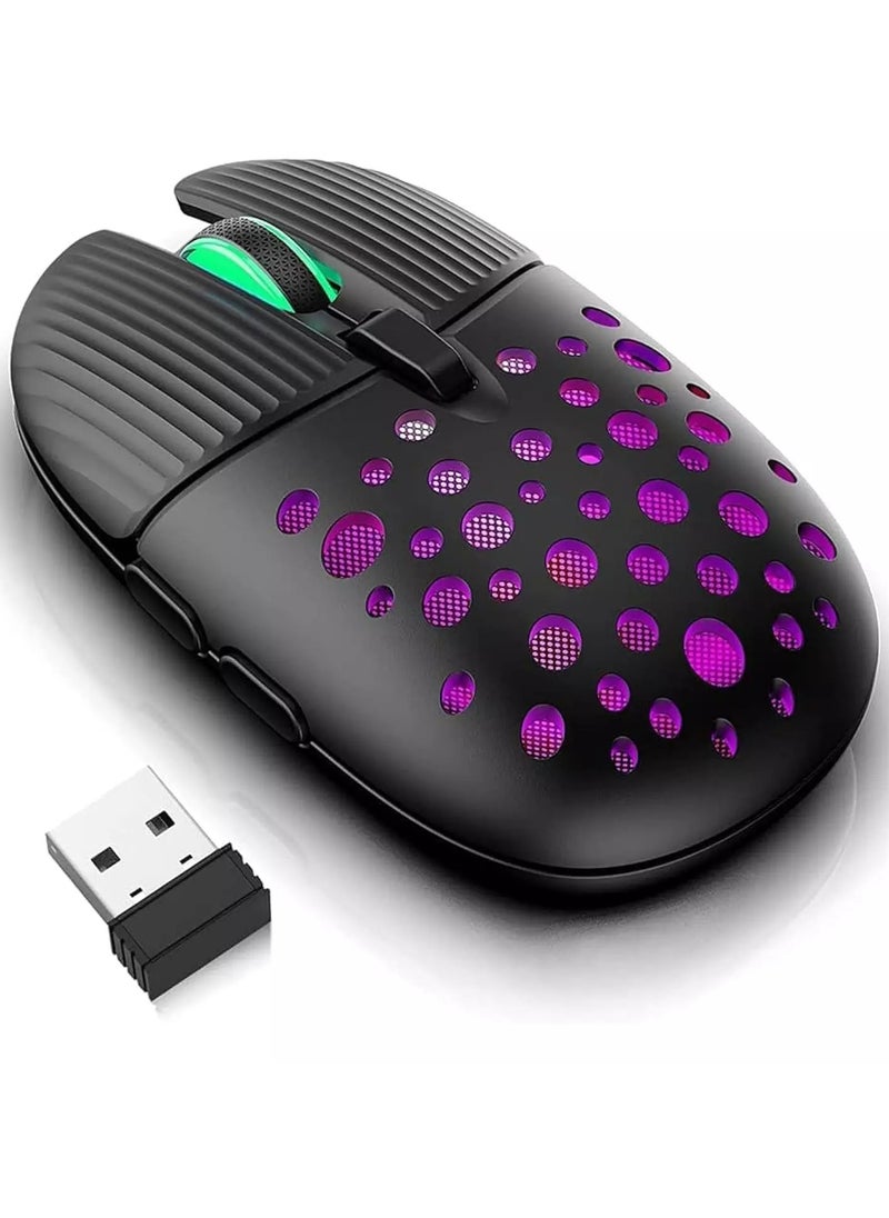 K-Snake - BM900 Wireless Rechargable Mouse - 3200 DPI - Silent Clicks - 2 Side Buttons - 6 Buttons - Lightweight - Image 1