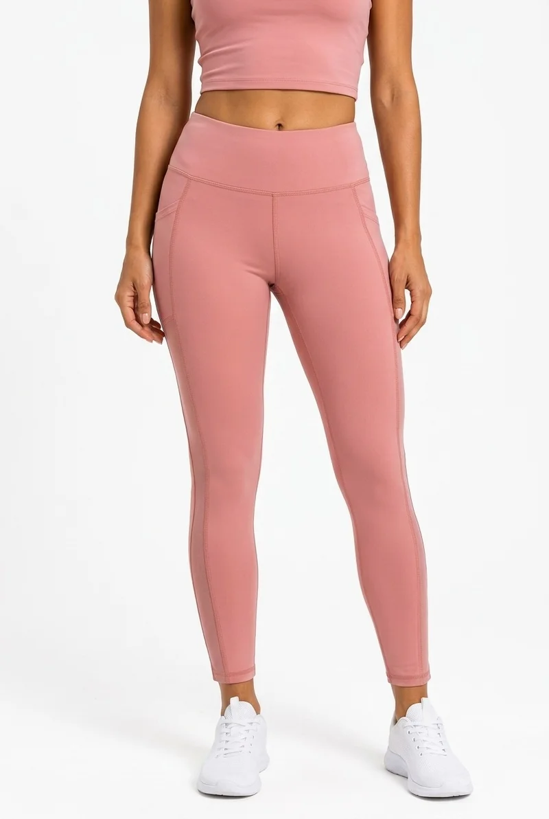 Moveletix Women's Training Leggings Pink Luxe Soft