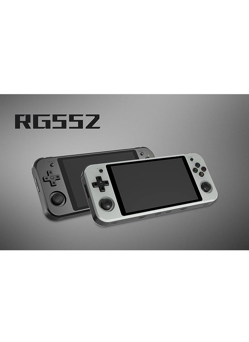 ANBERNIC  - RG552 Handheld Android/Linux Dual System Game Console, High-Speed EMMC 5.1, Built-in 6400 mAh Battery, 5.36-inch Touch Screen (16+128GB, 21000+ Games, Black) - Image 1