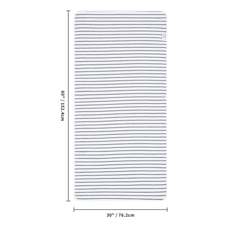 POLYTE 430 GSM Microfiber Oversize Quick Dry Lint Free Bath Towel, 60 x 30 in, 4 Pack (Waffle Weave) - Image 3