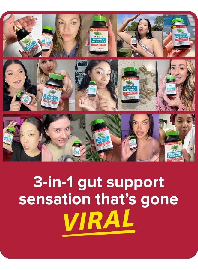 Zenwise Health Women's Probiotics Plus 10 Digestive Enzymes - Image 5