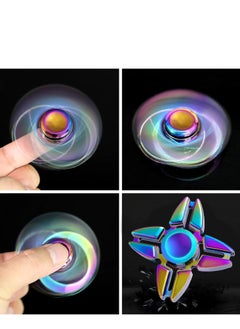 Rightsure Fidget Spinner Toy, Metal Finger Hand Spinner Thor Hammer 2 in 1 Fingertip Gyro Fidget Keychain Infinity Cube Stress Relief Toy Mini Gadget for Stress Relief for 3-12+ Years (B:8PCS)  - Image 5