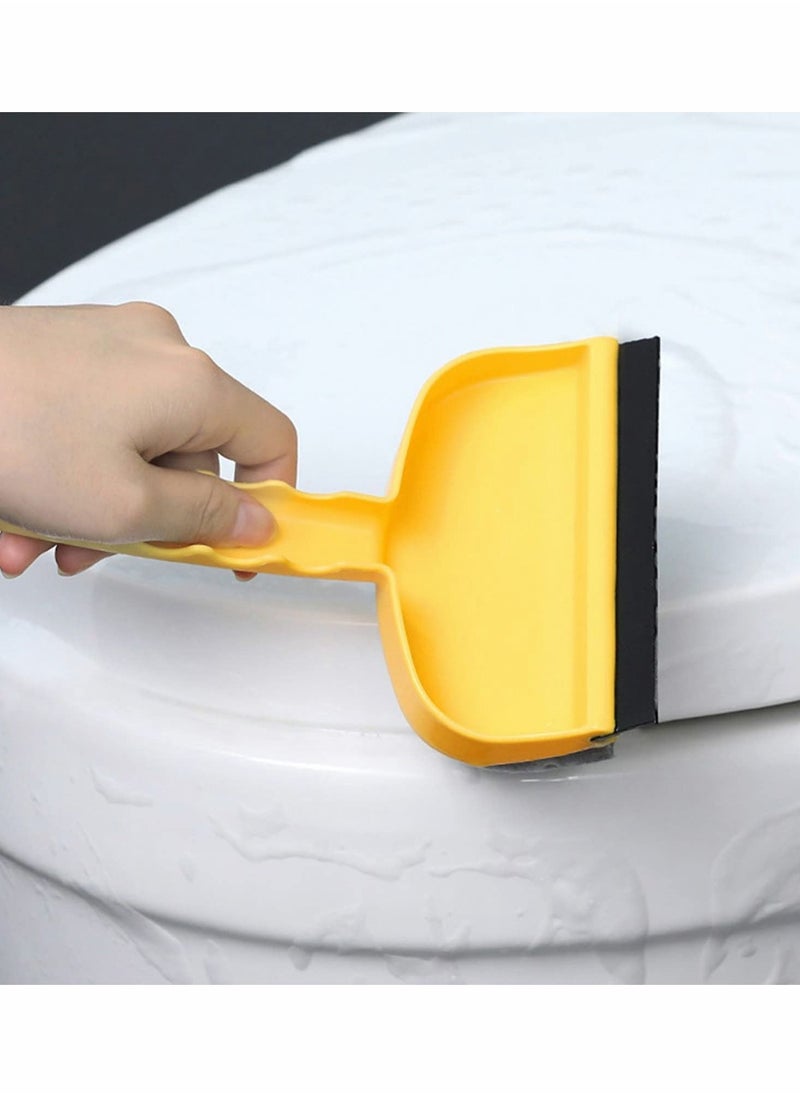 واي آند دي Glass Cleaning Brush, 2 in 1 Portable Double Sided Window Squeegee Tool Washing Equipment Sponge Automobile Wiper, Scrubber for Car and Household  - Image 1