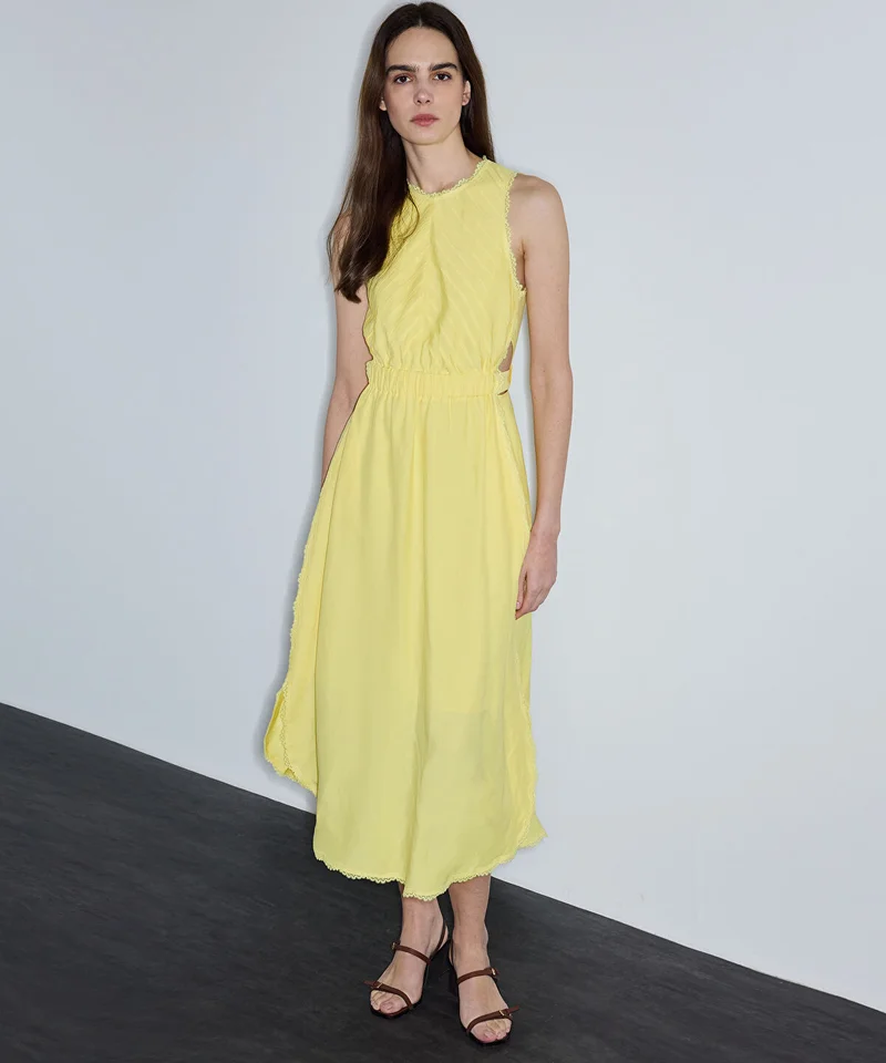 Ipekyol  Cutout Linen-Blend Dress for Women | Best Price UAE