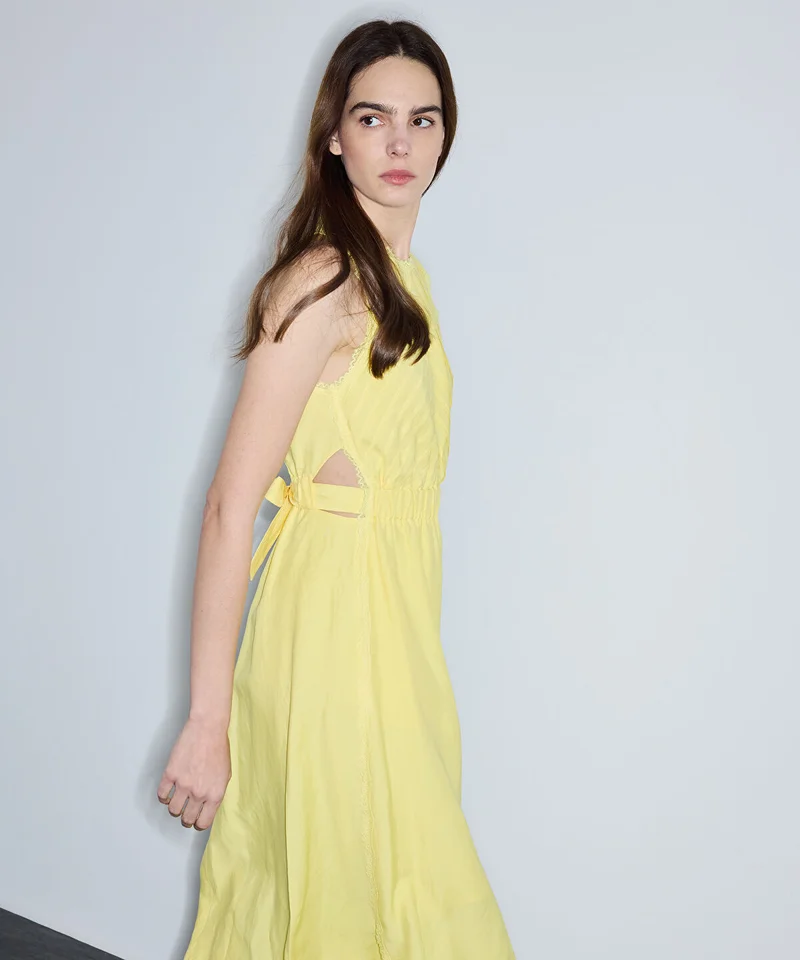 Ipekyol  Cutout Linen-Blend Dress for Women | Best Price UAE
