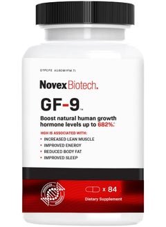 Novex Biotech Gf-9 – 84 Count - Supplements For Men - Boost Critical Peptide That Supports Energy And Performance, 21-Day Supply  - Image 1